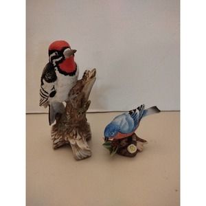 Vintage Limited numbered Lefton Porcelain bird's